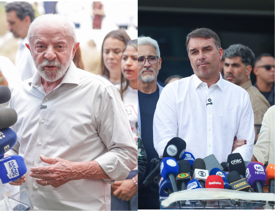 PoderData: Flávio tem 48% e Lula 46%, em empate técnico
