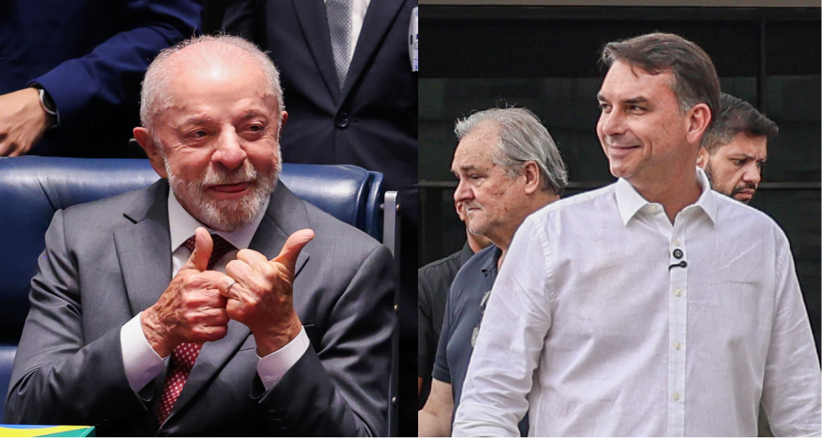 Pesquisa Quaest 2º turno: Flávio com 45% e Lula com 44% em empate técnico
