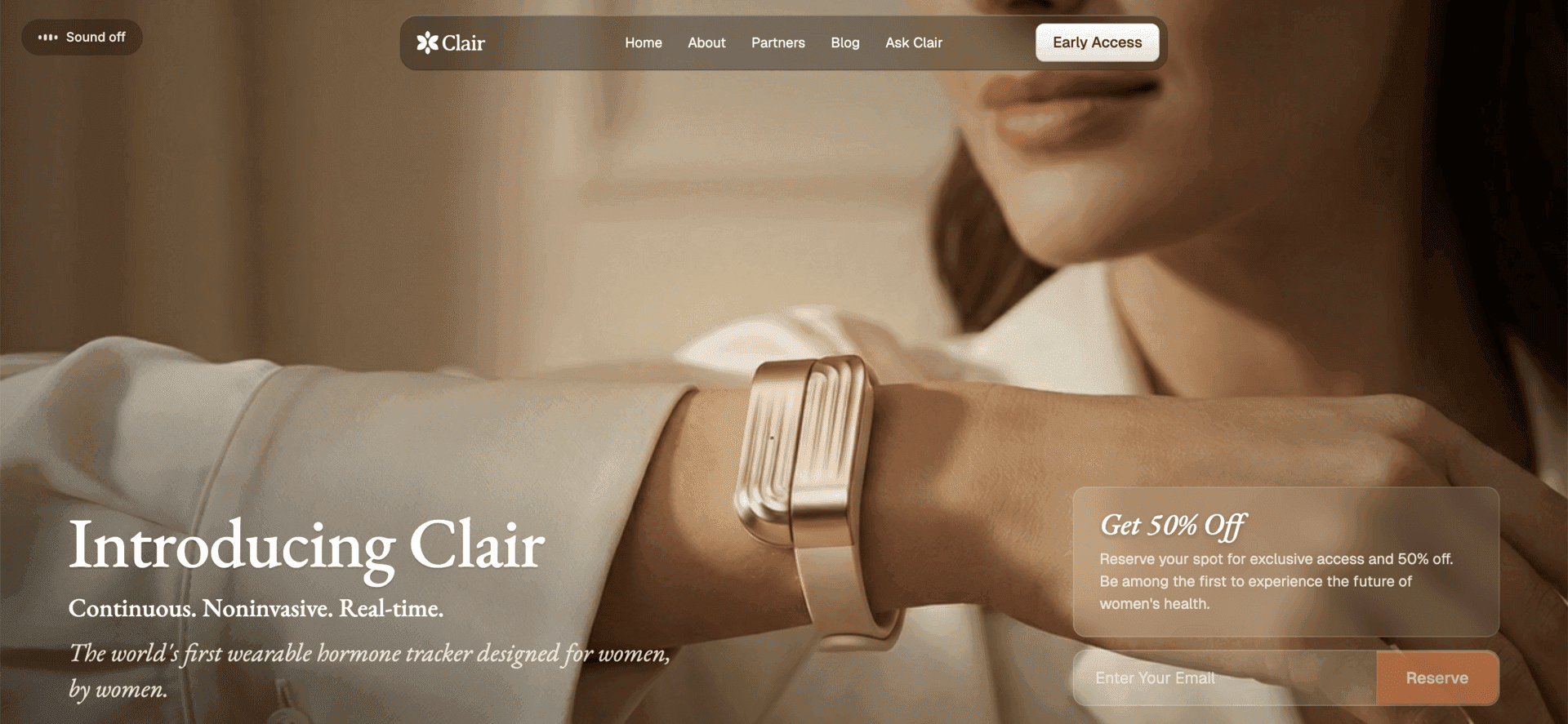 pulseira que monitora o ciclo menstrual