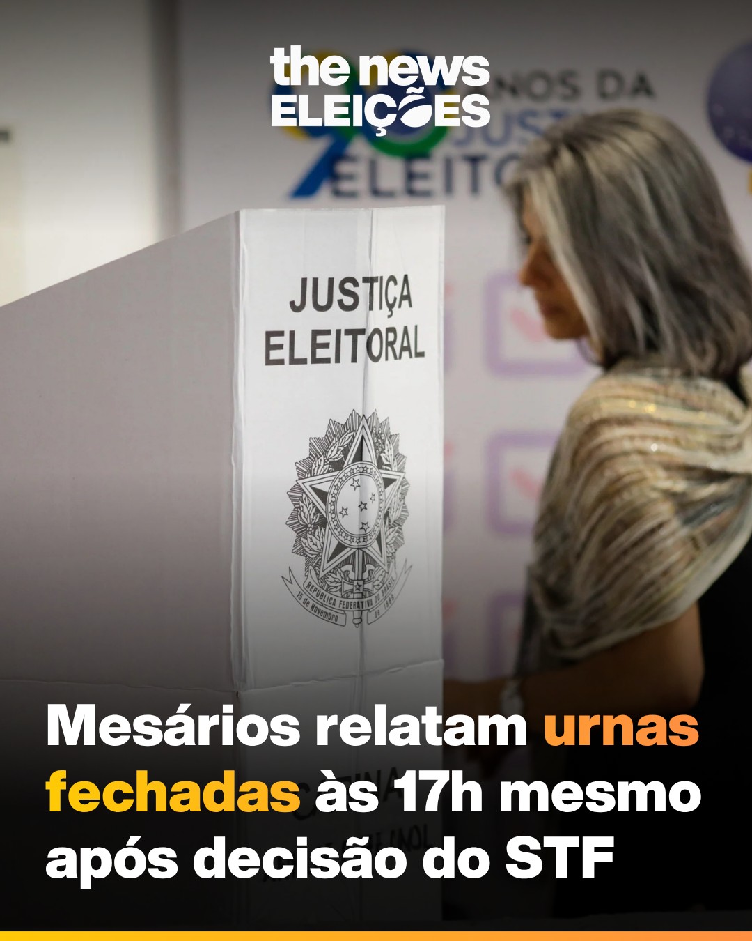 Mesários relatam urnas fechadas às 17h mesmo após decisão do STF