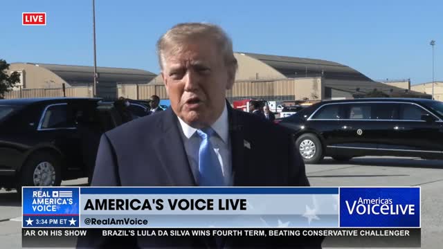 Trump diz que eleição no Brasil pareceu “fraudada” em primeira fala sobre o resultado