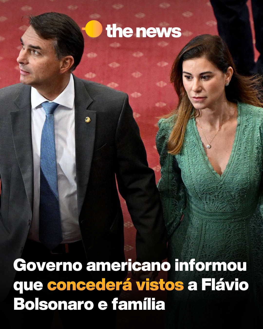 EUA concedem vistos a Flávio Bolsonaro e familiares