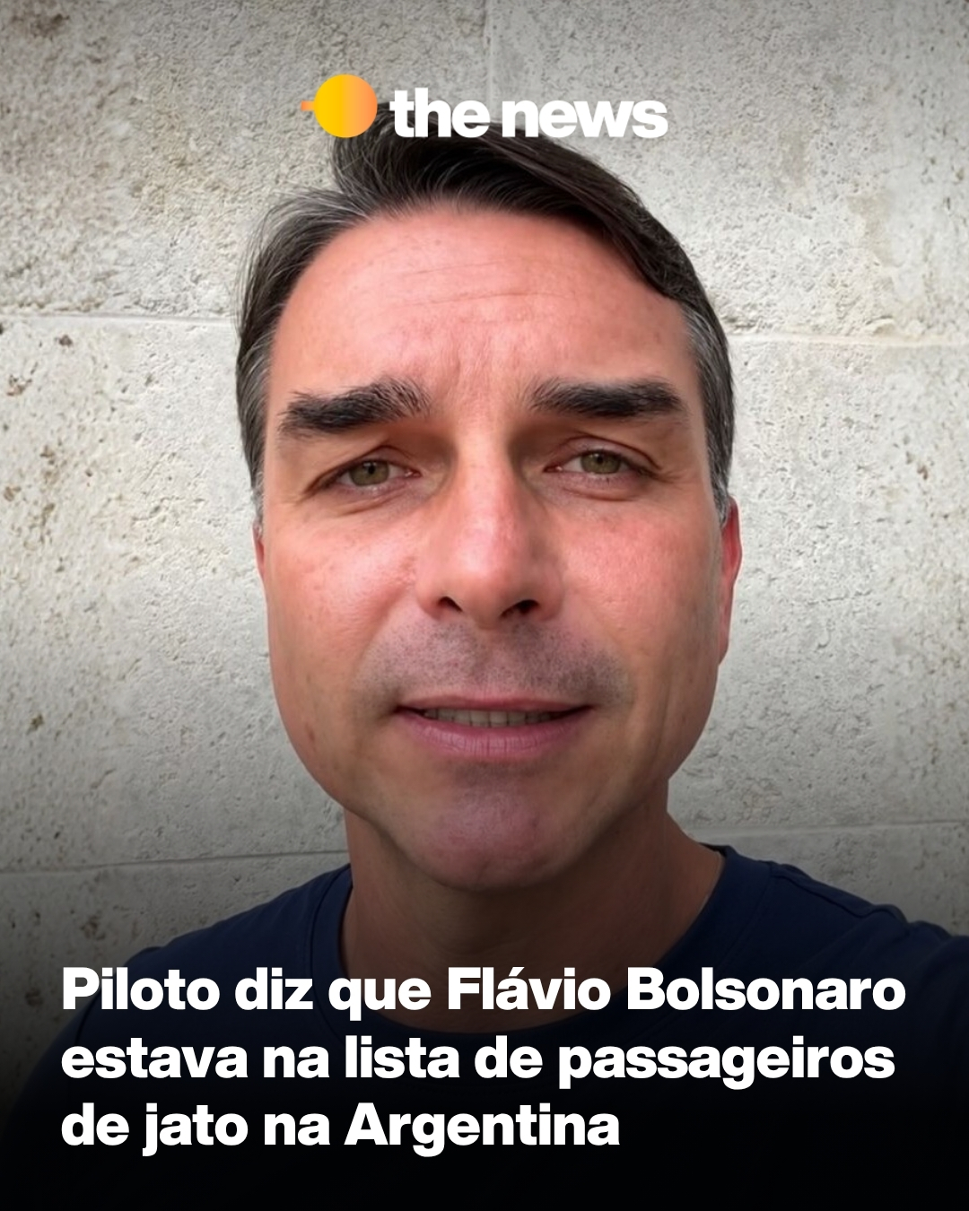 Piloto diz que Flávio Bolsonaro estava na lista de passageiros