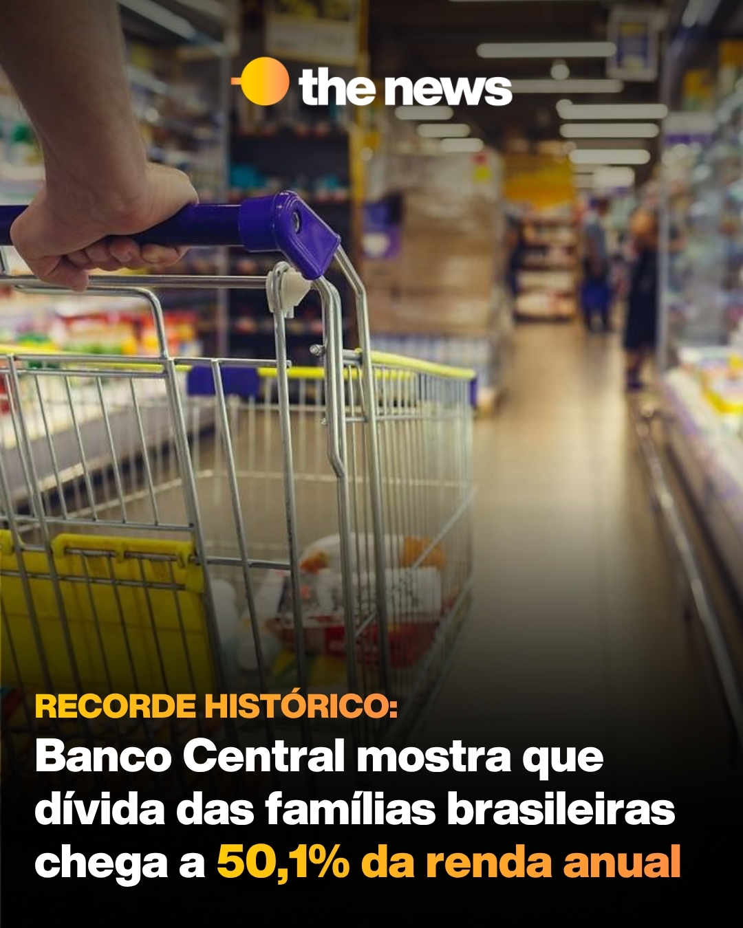 Dívidas de famílias brasileiras atingem 50,1% da renda anual em agosto, maior nível