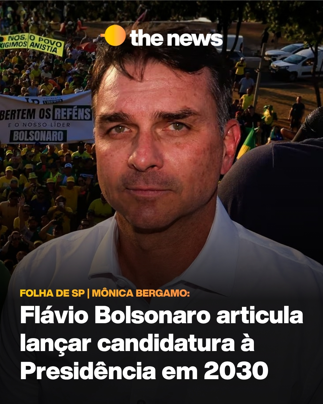 Flávio Bolsonaro planeja anúncio para frear Tarcísio e Michelle
