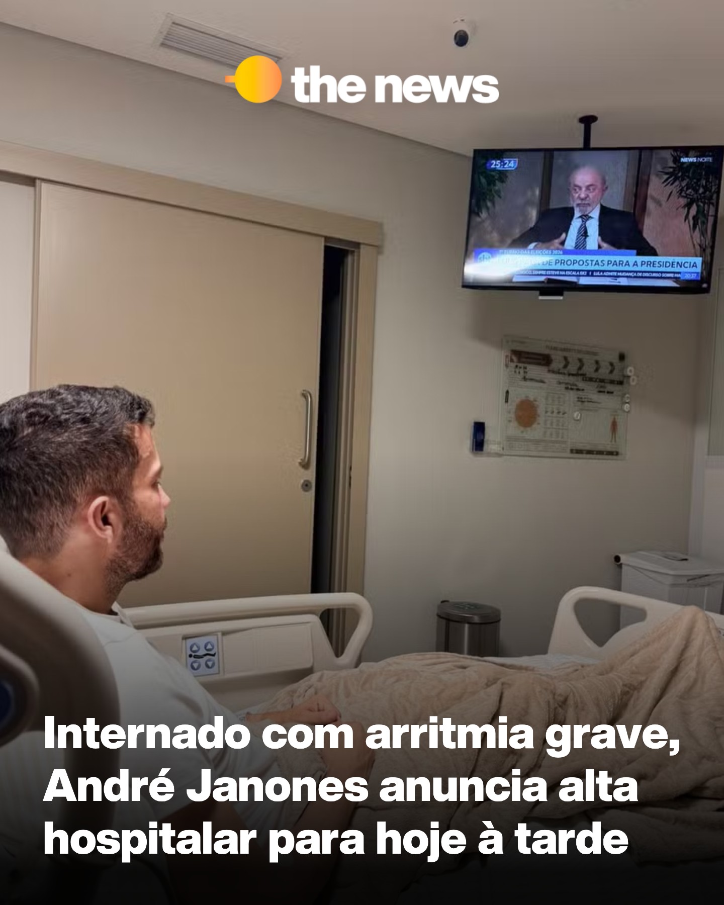André Janones anuncia alta após internação por arritmia