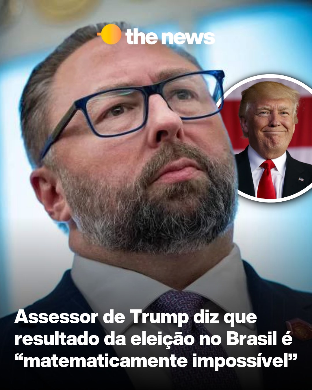 Jason Miller questiona vitória de Lula por 4,4 milhões de votos